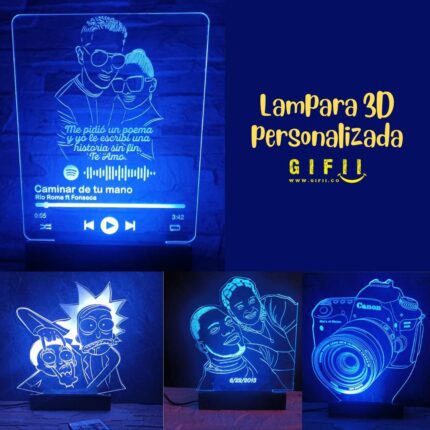 Lampara 3D personalizada