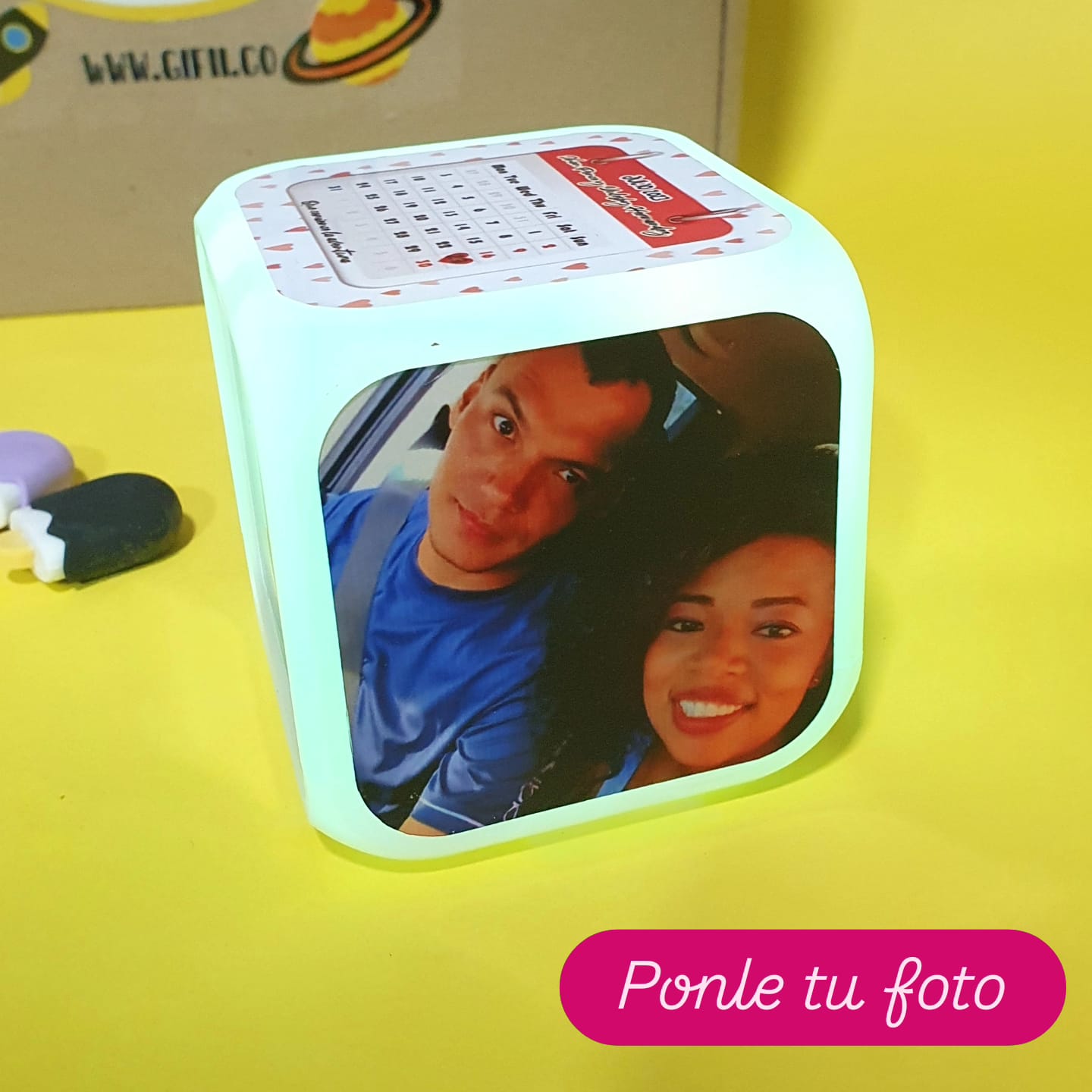 reloj despertador personalizado